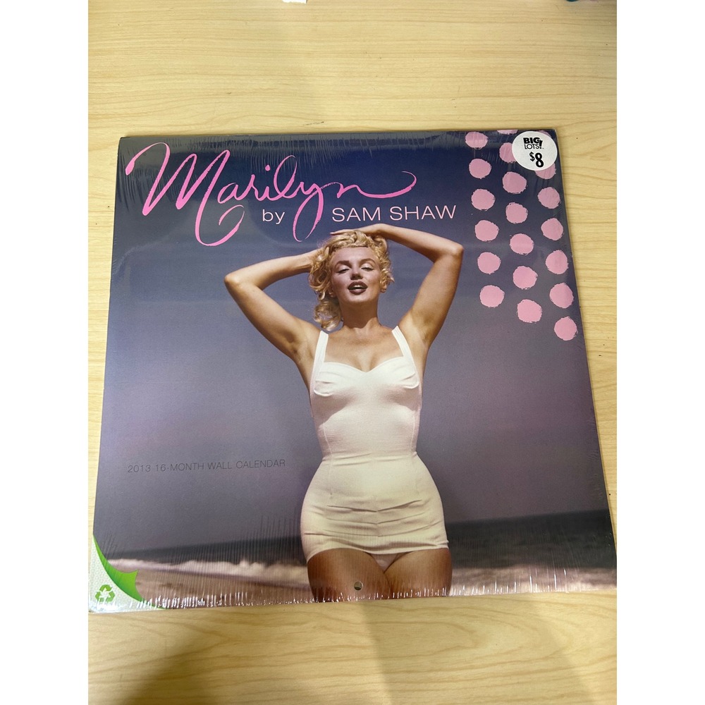Marilyn‎ Monroe 2013 Wall Calendar Sam Shaw Photography Avalon 16 Month New